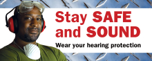 Hearing protection for a safe and secure workplace in noisy environments.
