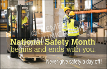 Essential banner to celebrate National Safety Month, promoting awareness and safe practices.