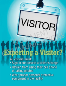 Expecting A Visitor Facility Security Safety Poster