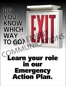 Emergency Preparedness – Learn Your Role – Posters