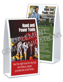 Tool Safety - Dangerous - Table-top Tent Cards