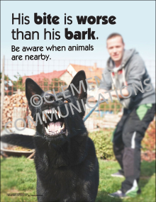 His Bite is Worse Than His Bark Poster
