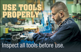 Use Tools Properly for Safety and Efficiency Banner | Workplace Safety ...