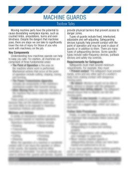 Machine Guarding Handout.pdf Machine Guards - General
