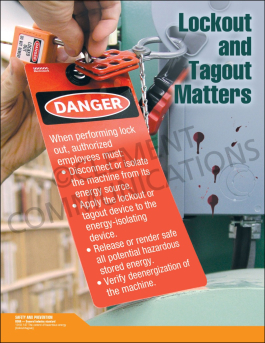 Lockout and Tagout Matters Poster | LOTO Energy Isolation Safety | Clement