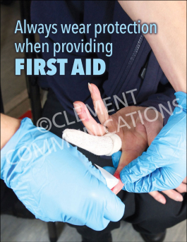 Offering First Aid Providing First Aid Poster