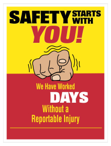 Motivational Safety Scoreboards - Safety Starts With You