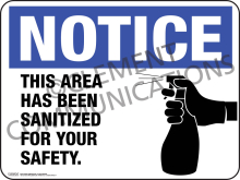 Sanitized For Your Safety