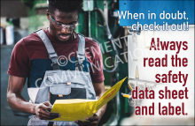 Always Read the Safety Data Sheet and Label
