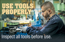 Proper tool and equipment use, safe and efficient workplace, prevent injury, maintain quality.