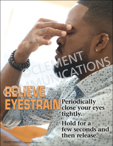Relieve Eyestrain Poster