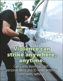Community Safety Poster: Workplace Violence Awareness