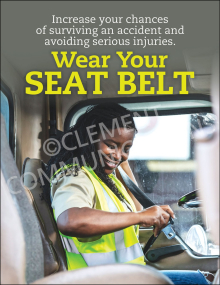 Wear Your Seat Belt Safety Poster