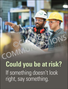 Could You Be At Risk Hazard Reporting Poster