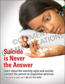 Suicide is Never the Answer Poster