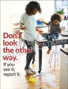 Don't Look the Other Way Hazard Reporting Safety Poster