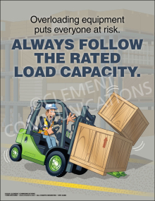Always Follow the Rated Load Capacity Poster