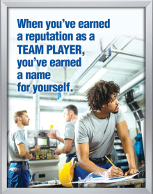 Promote teamwork and productivity with Teamwork® Challenge Poster Subscription. 52 weekly posters covering communication, attitude, and respect. 