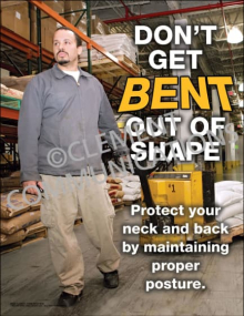 Don't Get Bent Out of Shape Safety Poster