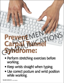 Prevent Carpal Tunnel Syndrome Poster