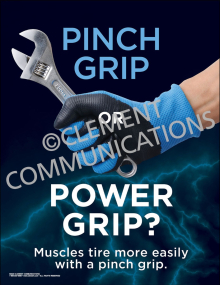 Pinch Grip or Power Grip Poster