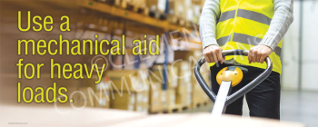 Use a Mechanical Aid for Heavy Loads