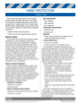 PPE-Hand Protection