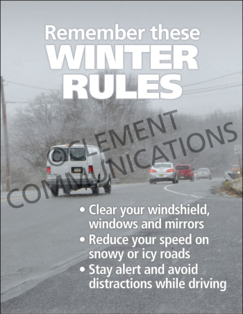 Remember These Winter Rules - Poster