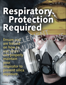 Silica Dust - Respiratory Protection Required