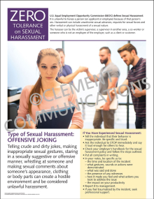 Sexual Harassment - Offensive Joking Poster