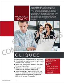 Workplace Incivility - Cliques Poster