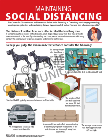 Maintaining Social Distancing Poster