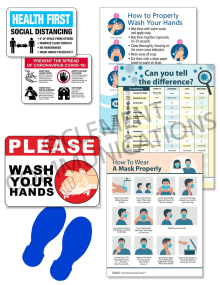 COVID Logistics Response Signage Kit