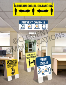 COVID Response Signage Kit