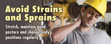 Avoid Strains and Sprains