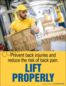 Lift Properly Poster