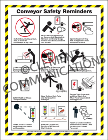 Conveyor Safety Infographic Poster
