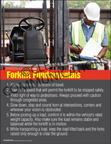Forklift Fundamentals Poster