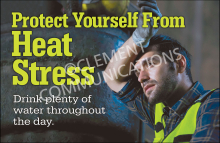 Protect Against Heat Stress Banner