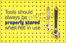 Tools Should Always Be Properly Stored