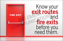 Know Your Exit Routes