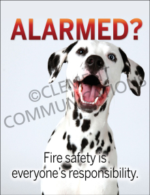 Fire Safety - Alarmed Poster
