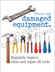 Damaged Equipment Poster