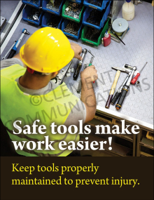 Safe Tools-Work Easier Poster