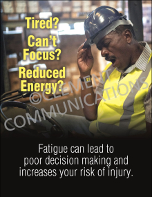 Tired? Can't Focus? Poster