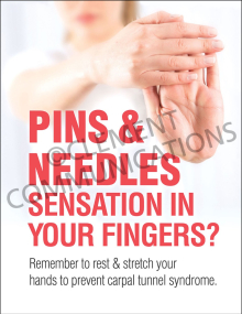 Ergonomics - Pins and Needles Poster