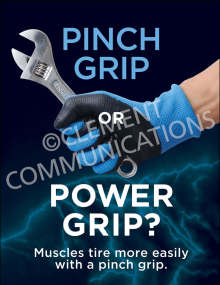 Ergonomics - Pinch or Power Grip Poster