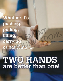 Ergonomics - Two Hands Poster