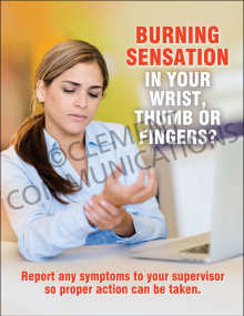 Ergonomics - Burning Sensation Poster