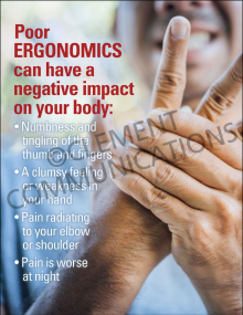 Ergonomics - Negative Impact Poster